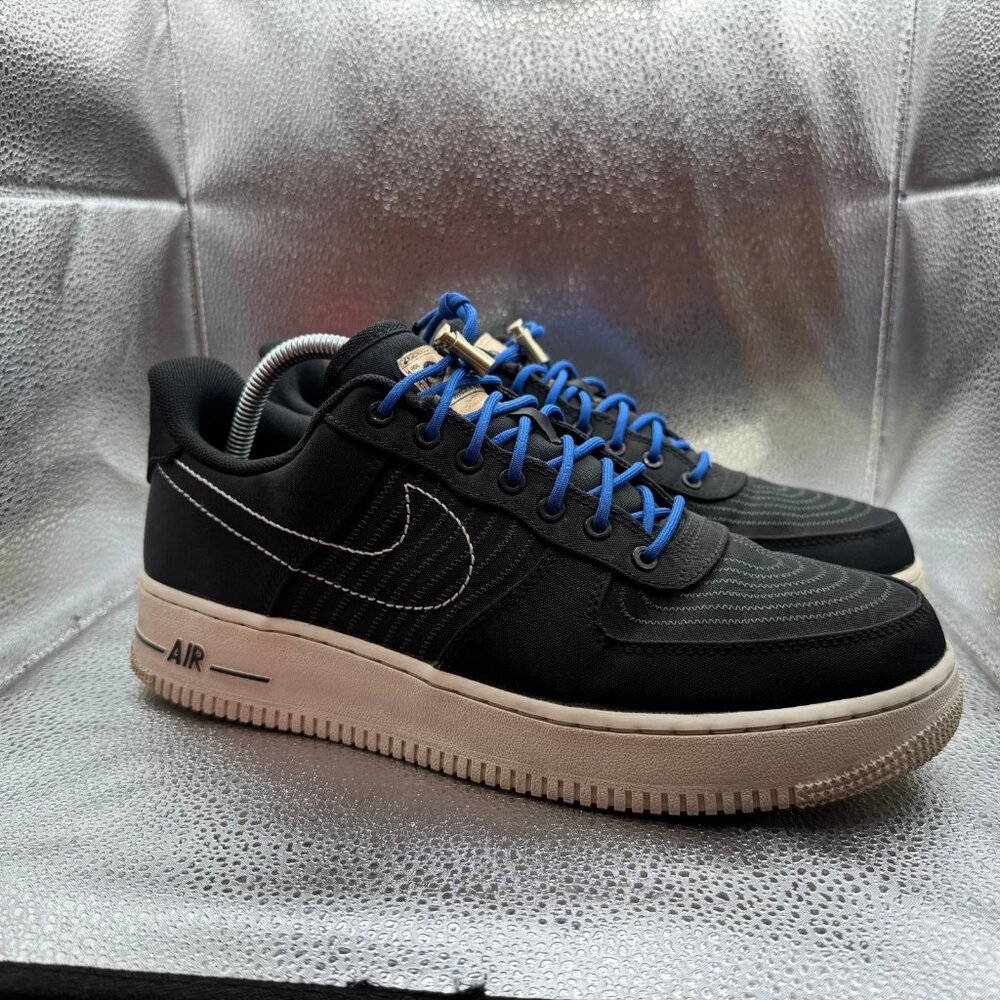 Size 10 - Nike Air Force 1 '07 LV8 Mens Textile Athletic Sneakers DV0794 -001